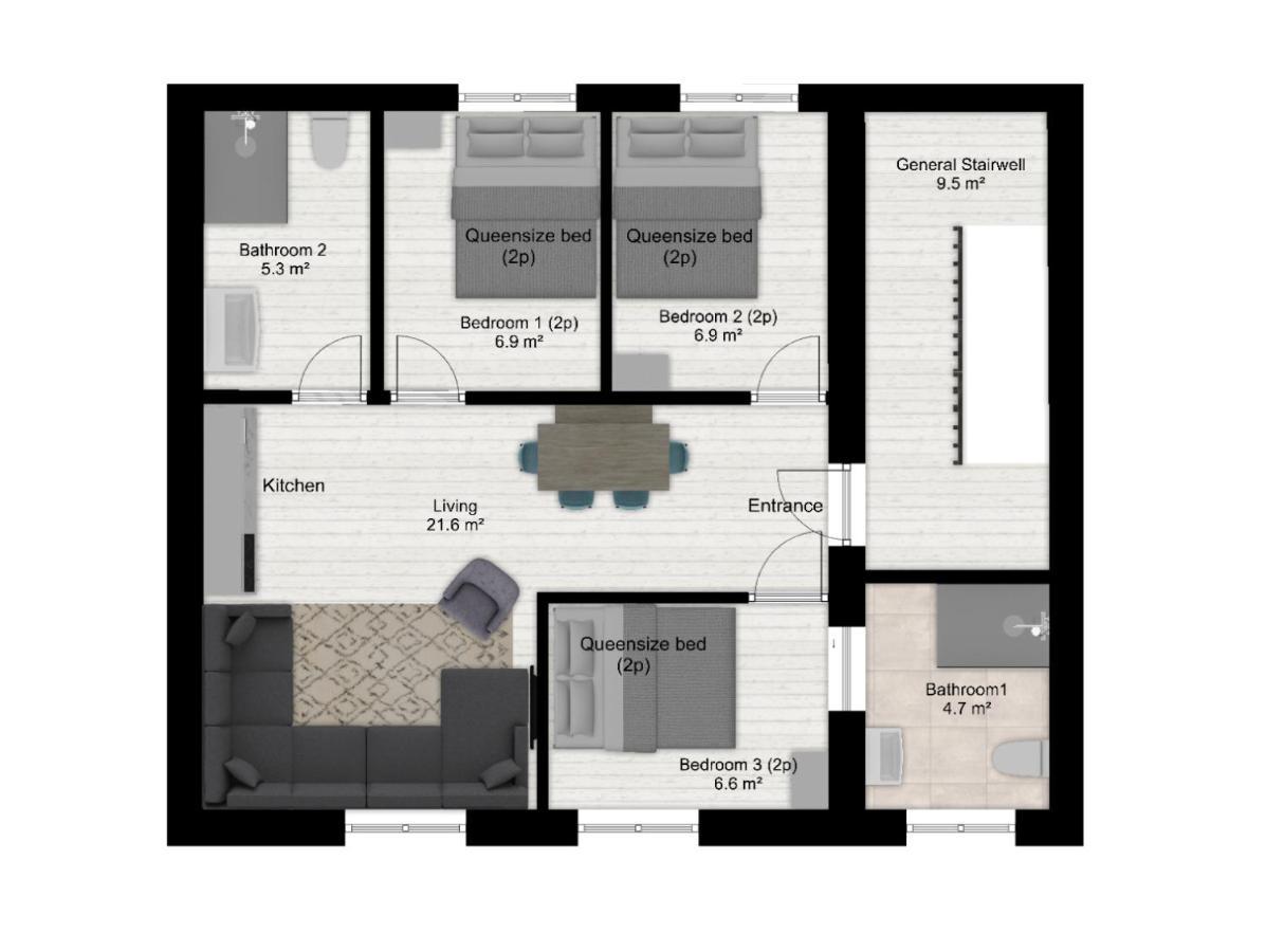 Authentic Stays - 6P-Apartment Eijsden Exterior photo